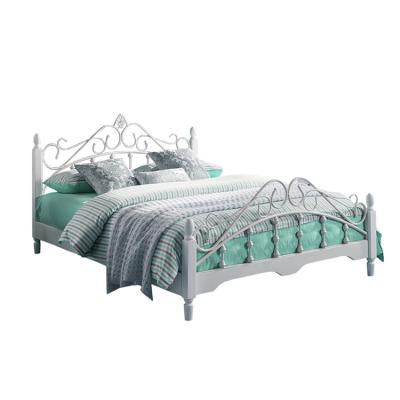 China Elegant Simplicity Easy To Disassemble Cheap Kids Room Wrought Iron Princess Bed for sale