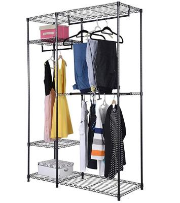 China Metal Hanging Display Racks OME High End Female Metal Round Shelf Shop Clothing Display Racks for sale