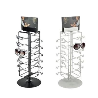 China Retail store supermarkets and other cheap display sunglasses metal wire office sunglasses show rack for sale