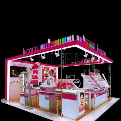 China Supermaket Selling Cosmetic Mall Makeup Kiosk For Design Custom for sale