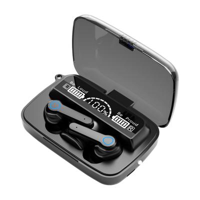 China Stereo Bass New Arrival Earbuds M19 TWS Earphone BT 5.1 Powerful Noise Cancellation Led Display Sport Wireless Earbuds Touch Control Headset for sale