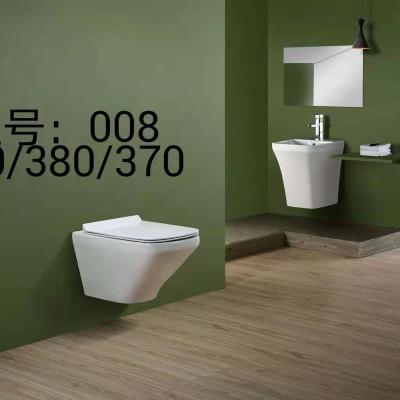 China Double-flush wall hung toilet for sale