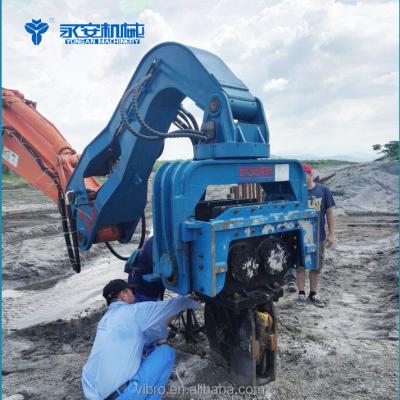 China Construction worksÂ   V250 Excavator Mounted Piling Hammer for sale