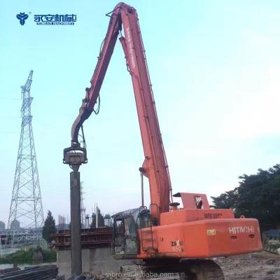 China Construction worksÂ   V300 Leaf Excavator Mounted Pile Hammer for sale