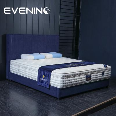 China Bedroom Furniture 30cm 5 Zone Pocket Spring Memory Foam Queen Size Bed Mattress Massage For Luxury Hotel for sale