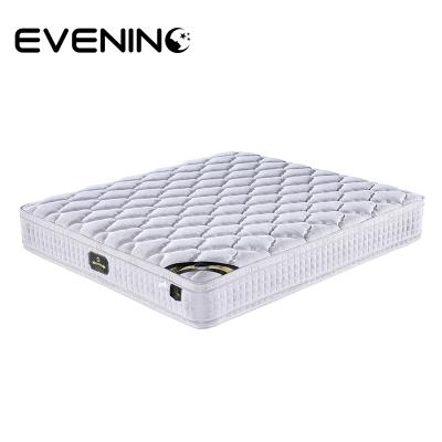 China Hypoallergenic Customized Printing Logo Massage Wave Foam Box Pocket Bed Bases In Queen Size for sale