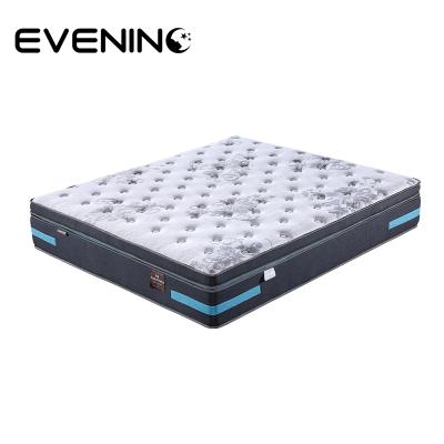 China Freestanding Flippable Hotel Comfort Latex Foam Box Spring Bed Mattresses for sale