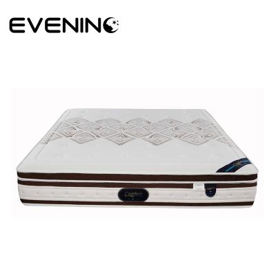 China Luxury Hotel Bedroom Foldable King Size Spring Latex Hybrid Comfort Mattress for sale