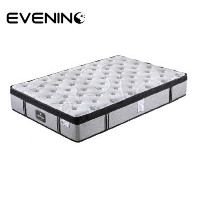 China High Quality Full Size Coil Bed Spring Pocket Fabric Bedroom Massage Jacquard Natural Latex Foam Mattress for sale