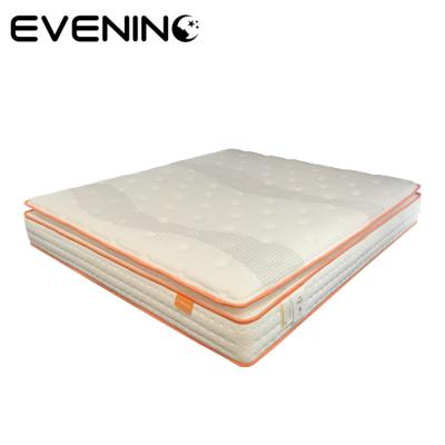 China Hypoallergenic Good Wholesale Pocket Spring Sleep Compress OEM/ODM Natural Latex King Size Pillow Top Mattress for sale