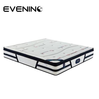 China China Flippable Hotel Furniture Foam Pocket Spring Coil Bed Mattress Natural Latex Mattresses for sale