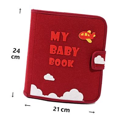 China Eco-Friendly Montessori Handmade My First Child's First Book My First Education Book Mom Sewing Quiet Book for sale