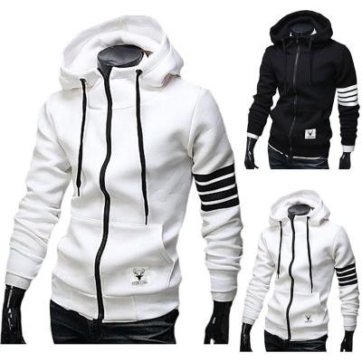 China wholesale foreign trade men's hooded sweater new autumn style Anti-wrinkle fashion zipper cardigan sweater for sale