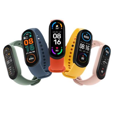 China Xiaomi Original Band 6 MP3 Playback 24 Hours Heart Rate Monitor Fitness Tacker Color Screen M6 Smartwatch MI Band 6 smart reloj bracelet for sale