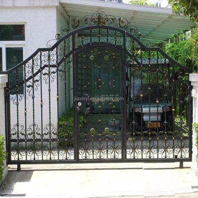 China garden gate/modern design simple wrought iron gate villa gate and so on for garden for sale