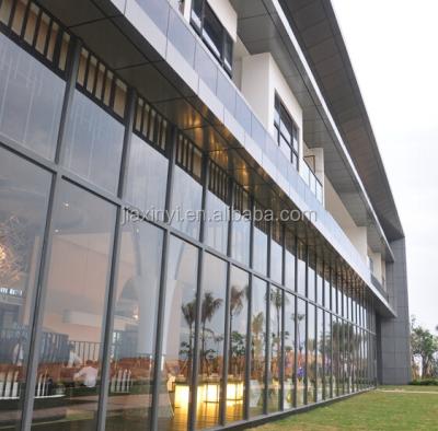 China Aluminum Frame Glass Curtain Wall Architecture Transportation Building Curtain Wall Price for sale