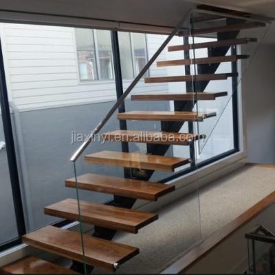 China Home Modern Mono Wooden Staircase Tread Smooth Staircase Interior Home Decor for sale