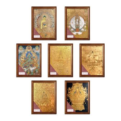 China 48 Inch Gold Classic Series Traditional Hand Painted Thangka Free Shipping for sale