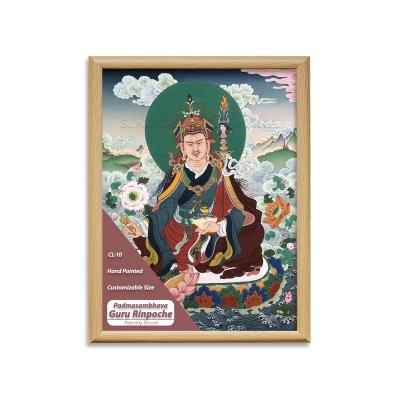 China 28 inch Traditional Padmasambhava Guru Rinpoche Hand Painted Thangka Free Shipping for sale