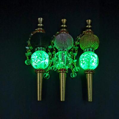 China New Hookah Smoke Herb Pot Luminous Smoking Accessories Holder Pipe Mouth Wooden Blunt Tips Glow In The Dark for sale