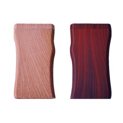 China 2020 Viable New Hot Sale Acrylic Plastic Wood Pattern Printed Slugger Dugout Glass Pipe for sale