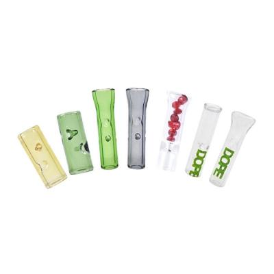 China Use It Yourself Or Give It Away Colorful Customized Logo 8 10 12 Mm Rolling Paper Glass Blunt Filter Tip Tips Portable Smoking Pipe Small Filter for sale