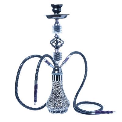 China Hookah Complete Set 21.7 Inch Large Double Hose Eco-Friendly for sale