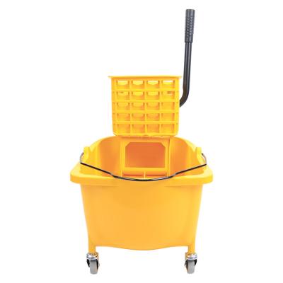 China Sustainable 24L BROOM BUCKET WITH WHEEL FOR COMMERCIAL for sale