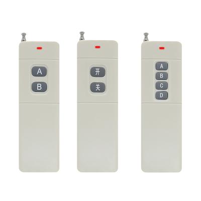 China Home Automation 3000 Meters Long Range Remote Control Switch Remote Control 315 433mhz EV1527 Learning Code SC2262 Fixed Code for sale