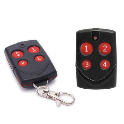 China Type 433mhz 4 Buttons Wireless Smart Home Appliances Duplicator Remote Plastic Cloning Remote Control Learning Outdoor for Doors for sale