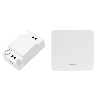 China RF Wireless Remote Wall Switch 433 MHz RF Transmitter and Receiver Remote Switch 220v-85v AC with 86 Style Wireless Wall Switch for sale