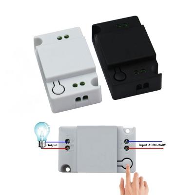 China Smart Home Appliance Timer Switch 220v 433mhz RF Transmitter and Remote Receiver Switch 220v 1 Channel with Wireless Wall Switch for sale