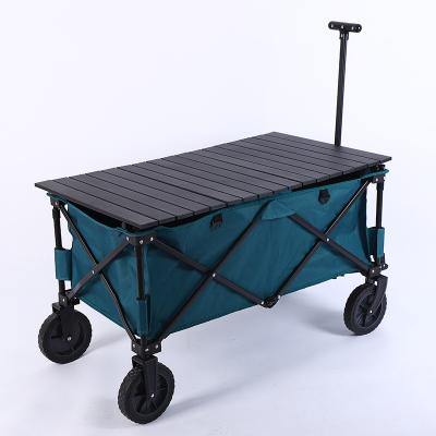 China Wholesale Easy-carry Portable Folding Cart Beach Carry Foldable Camping Garden Shopping Trolley for sale