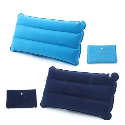 China Wholesale Durable Camping Portable Outdoor Inflatable Casual Large Sleeping Place Travel Neck Cushion Folding Pillow for sale