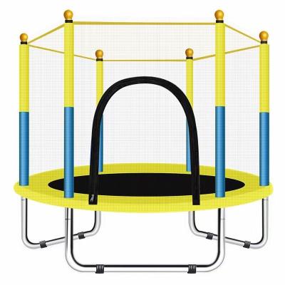 China With Professional Adult Children Hot Indoor Trampoline Design Fitness Protective Net Tending Children Jump Trampoline for sale