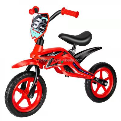 China wholesale 0 10 inch kids balance cycle with wheel flashing running bicycle/Kids Mini Sliding Push Bike /child bicycle for sale