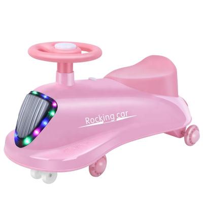 China Ride On Toy 2021 New Design Kids Plastic Slide Swing Car With Music/High Quality Plastic Slide Car For Baby/Kids Indoor Toy Car Slider for sale