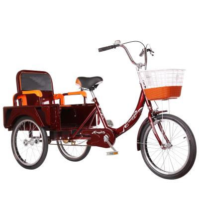 China New Design China Cheap Passenger Bicycle 3 Wheel Top Pedal Trike Adult Tricycle For Buying for sale