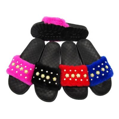 China Fashion Trend Light Fashion Slippers PVC Air Blow Slippers Plush Rubber Luxury Home Slipper for sale