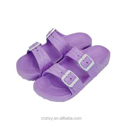 China Fashion Trend Designed New Ladies Slippers EVA Shoes Elastic Hotel Slippers Custom Made For Outdoor for sale