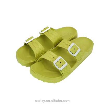 China New Trend Design Fashion Platform Soft Sole Shower Slippers Elastic Breathable Design EVA Slips Slippers for sale