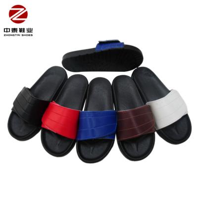 China Fashion Trend PVC Sandals Slippers Outdoor/Indoor Adjustable Sliders Slippers For Men With Adjustable Strap for sale