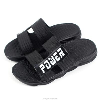 China Fashion trend the same style low price non-slip men's non-slip slippers EVA rubber waterproof slippers for sale