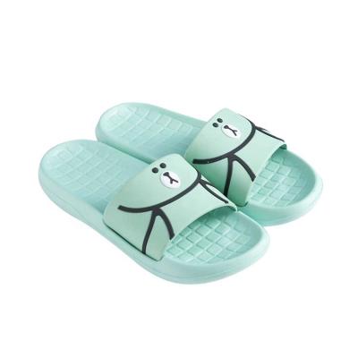 China Fashion trend the same style low price good quality bathroom cute bear indoor home custom EVA Slippers for sale