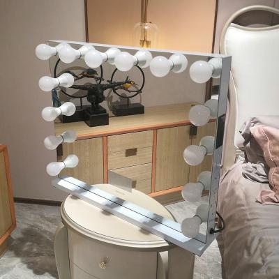 China (Other) Docarelife 80*65cm Metal Hollywood Makeup Adjustable Vanity Mirror With Bulbs for sale