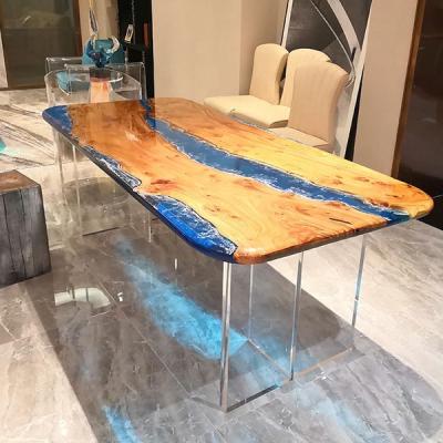 China OEM / ODM Modern Popular Modern Home Furniture Dining Living Room Acrylic Table Desk for sale