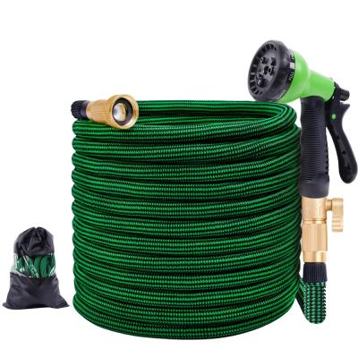 China 2022 Flexible 25FT/50FT/75FT/100FT Expandable Amazon Adjustable High Quality Garden Hose Set for sale