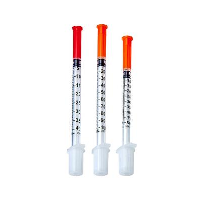 China SUS 304 Factory Supply Disposable Syringe For Diabetic Insulin for sale