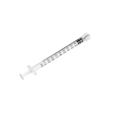 China Disposable SUS 304 Manufacturer Well Made 1ml Luer Lock Syringe Syringe for sale