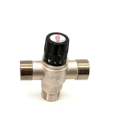 China General Solar Thermostatic Mixing Valve 3 Way Thermostatic Mixing Valve Thermostatic Mixing Valve System Hot Water and Cold 3 Way for sale